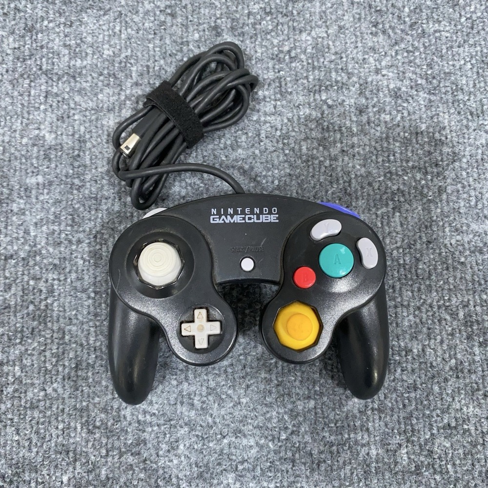 Nintendo GameCube‎ Controller (DOL-003) - Black Super Smash Bros Edition Corded